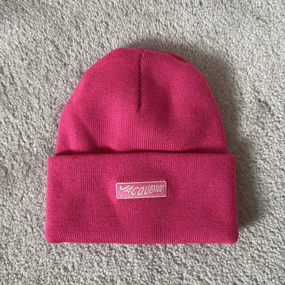 Jacquemus logo beanie 2021 Pink Capsule collection O/S - Picture 1 of 5